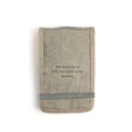 One Good Thing Mini Signature Leather Journal - Stone