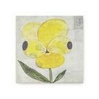 Yellow Pansy Art Tile