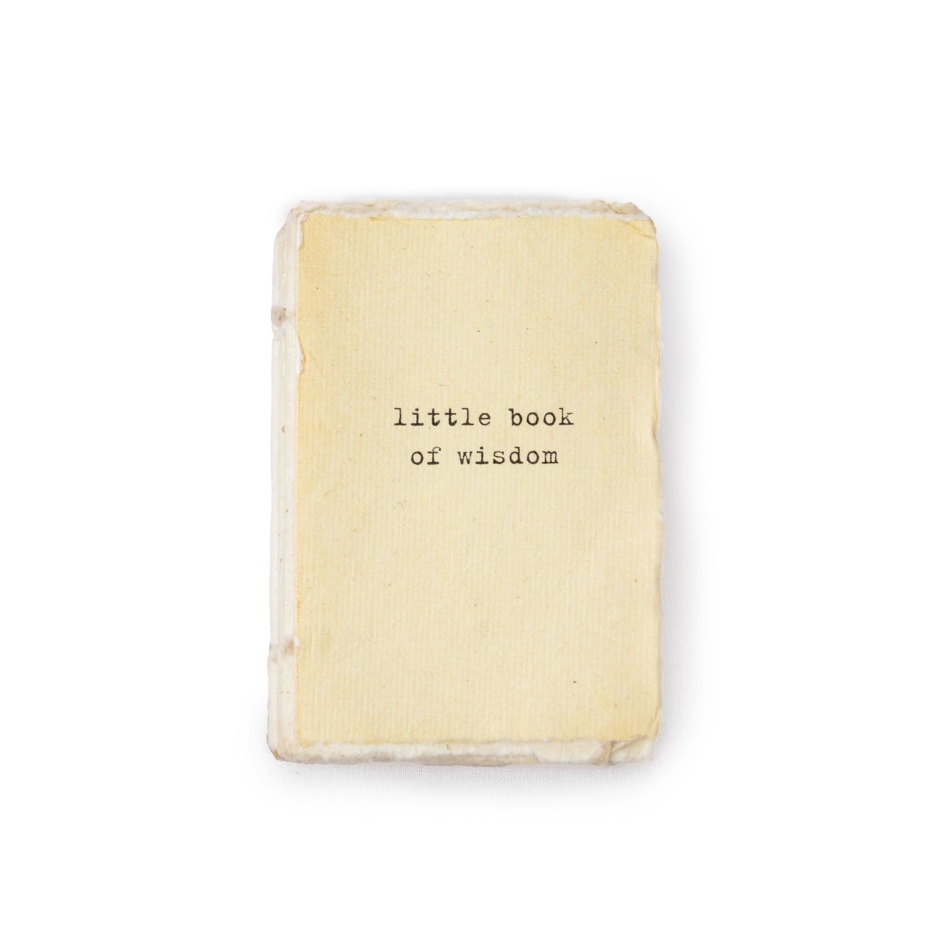 ***Little Book Of Wisdom Mini Deckled Edge Notebook