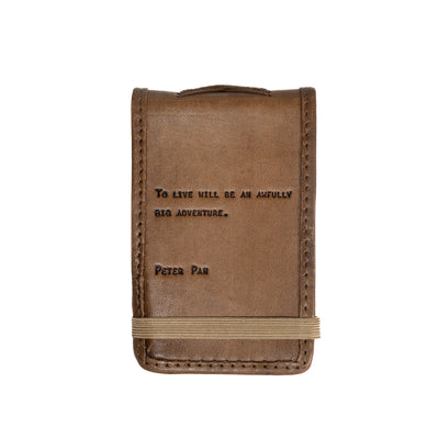 Mini Signature Leather Journals - Maple