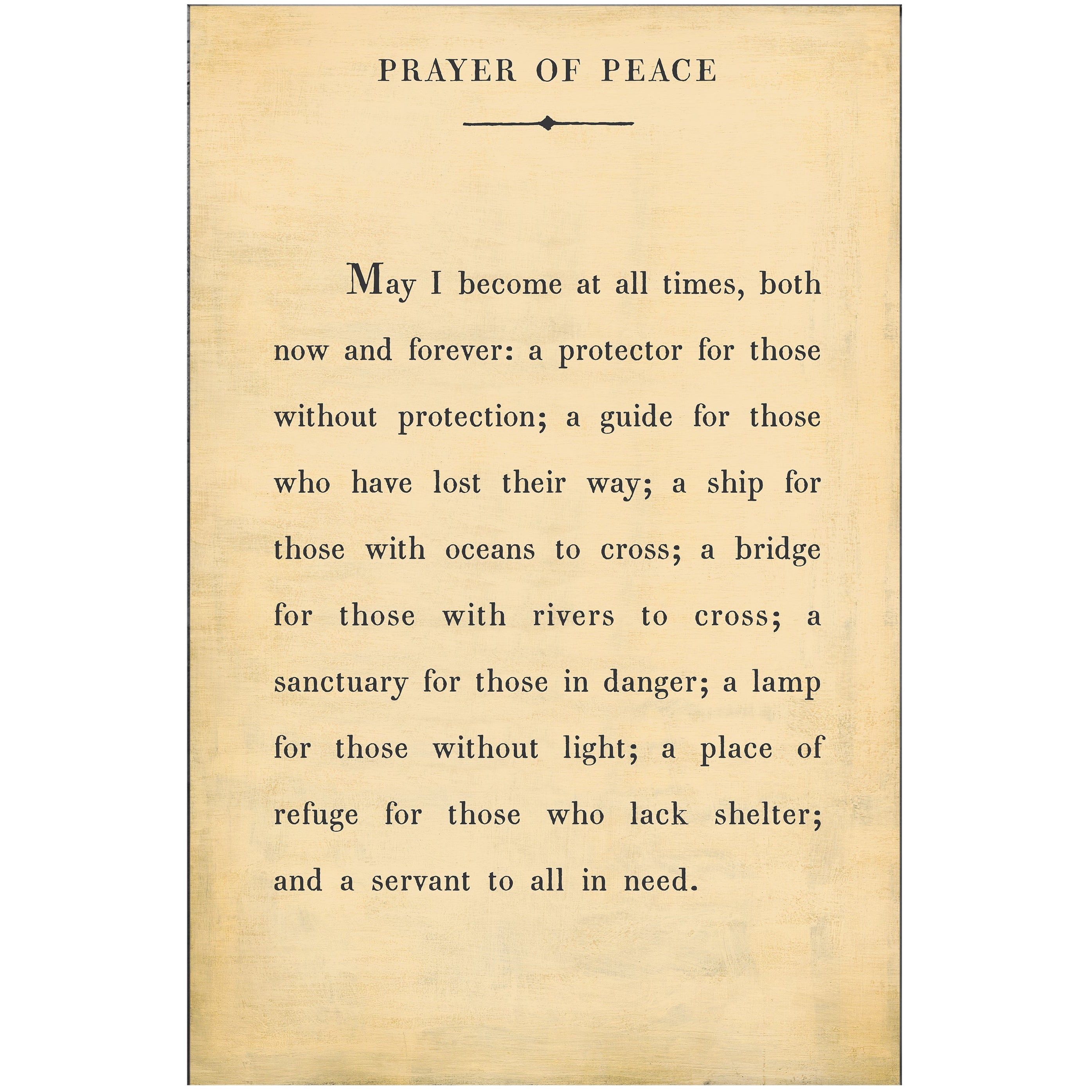 Prayer of Peace - Poetry Collection