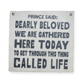 Prince Said 25"x25" Hand Painted Wall Hanging