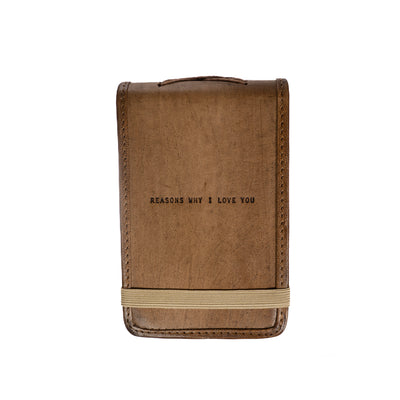 Mini Signature Leather Journals - Maple