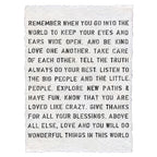 Remember When Handmade Paper Print - 12x16