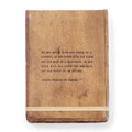 ****His Heart Is An Artist Signature Leather Journal - Maple