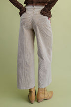 Washed Corduroy Pants