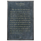 St. Therese Art Print - Grey Wood