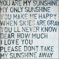 You Are My Sunshine Art Print (Gallery Wrap)