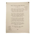 Tale Of Two Wolves Canvas Wall Tarp - 31.5x40