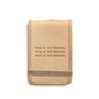 Think Speak Write Mini Signature Leather Journal - Honey