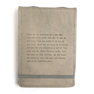 Signature Leather Journals - Stone