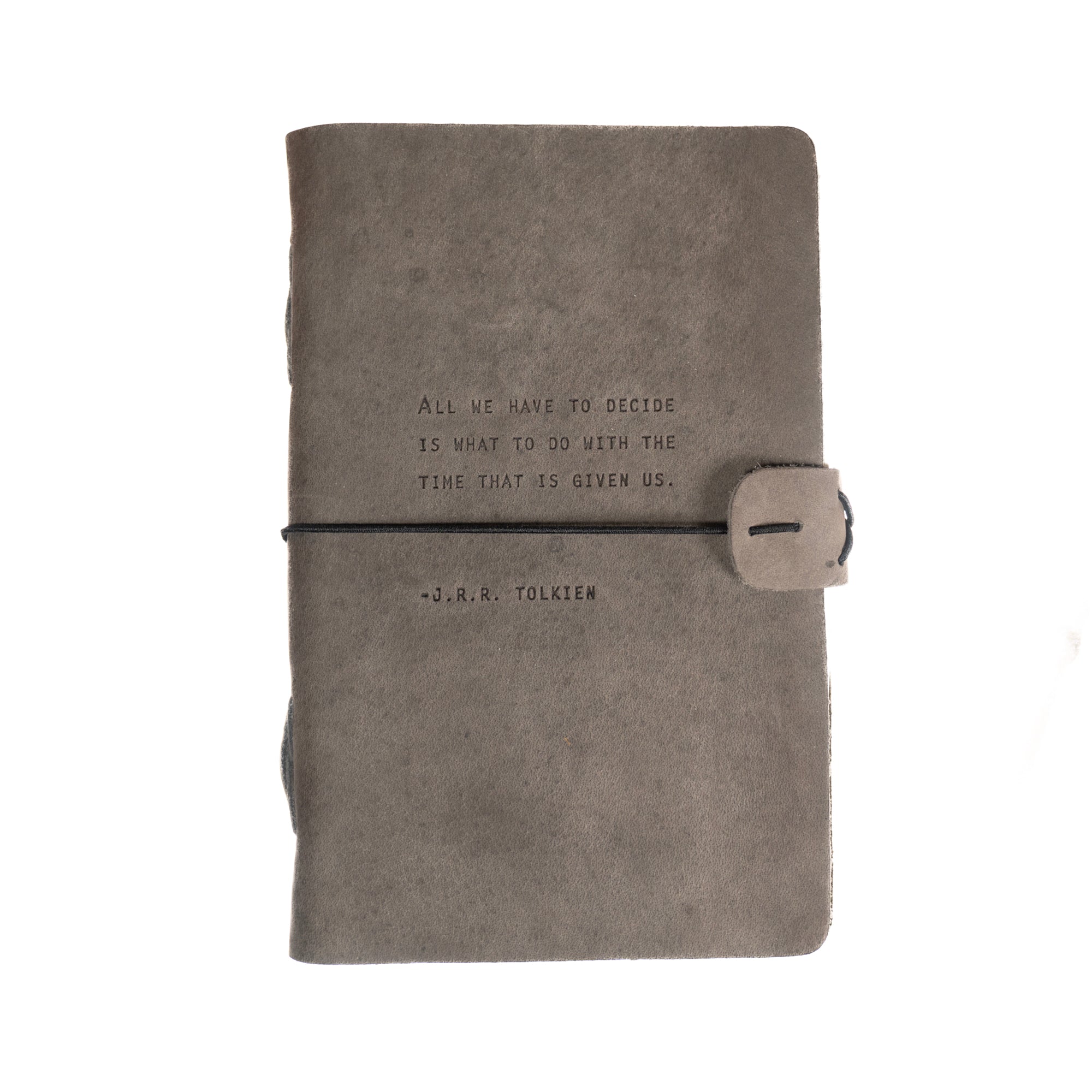 J.R.R. Tolkien Artisan Leather Journal - Charcoal