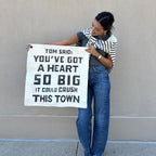 Tom Said Hand Painted Wall Tarp 25x25