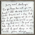 To My Sweet Darlings (Grey Wood) - Art Print