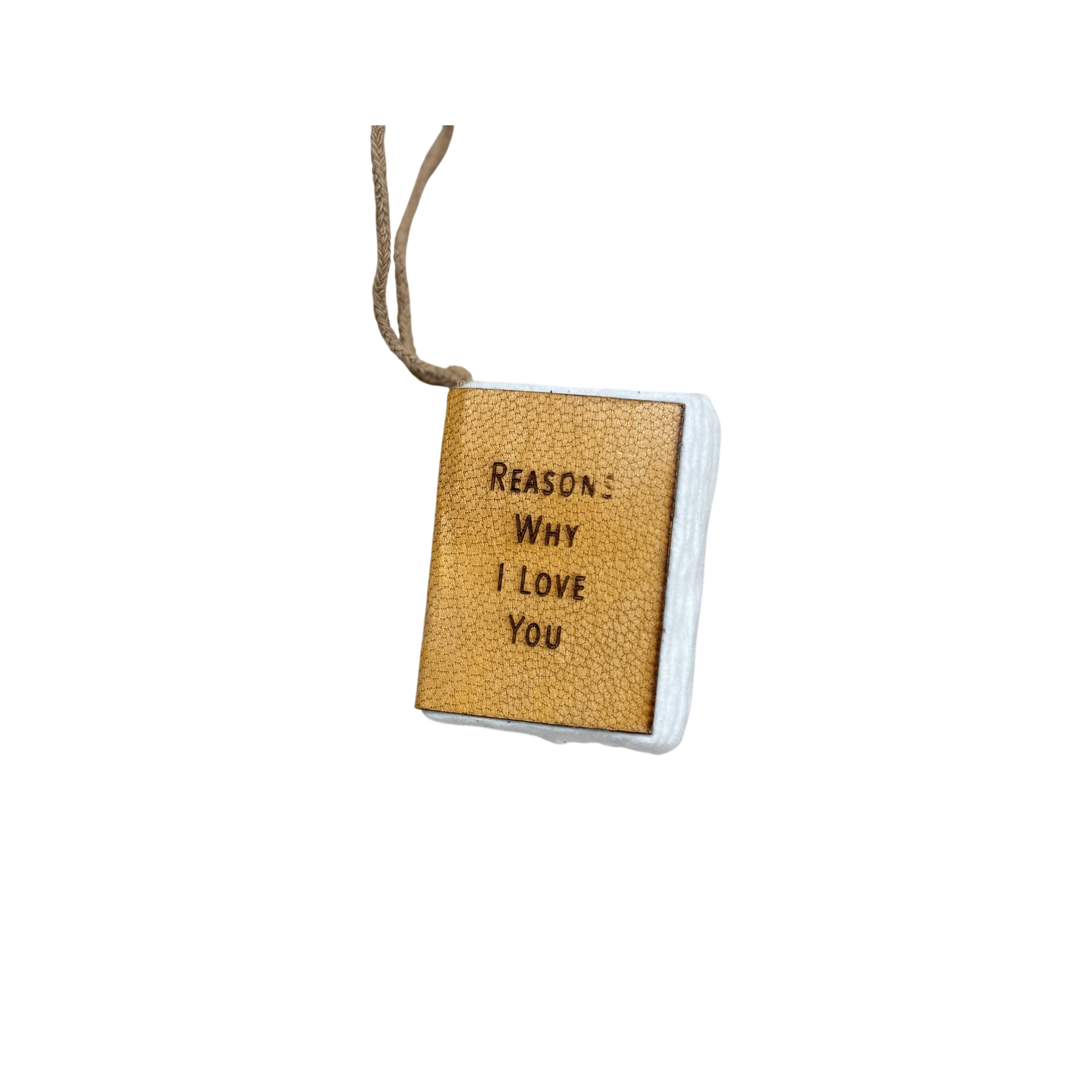 Reasons Why I Love You Little Book Ornament