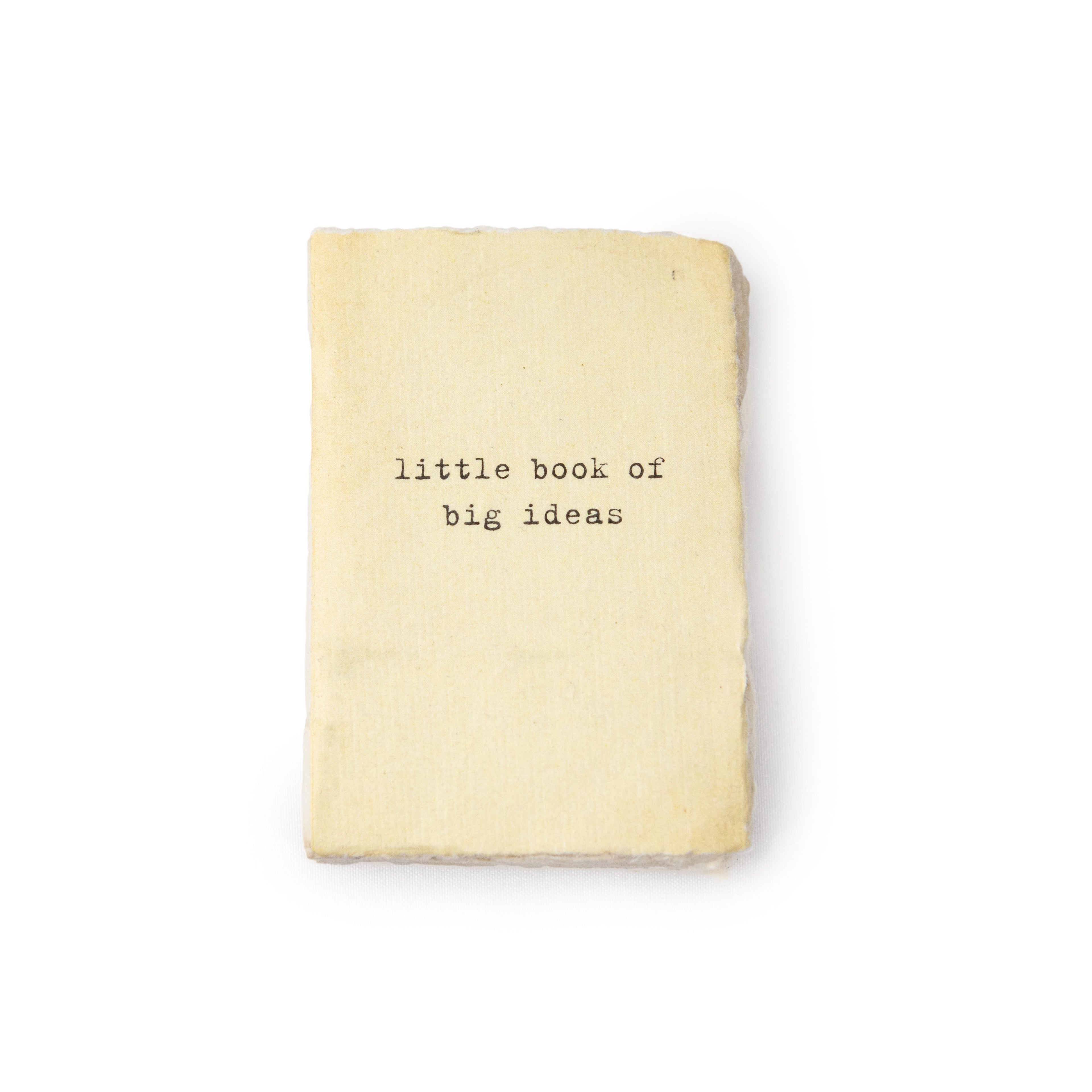 ***Little Book Of Big Ideas Mini Deckled Edge Notebook