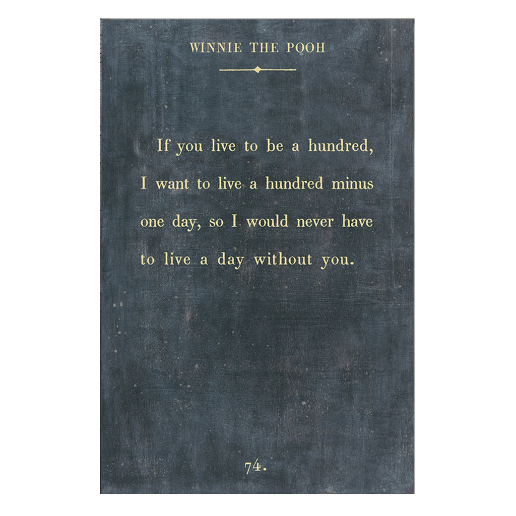 Winnie the Pooh - Book Collection - Art Print