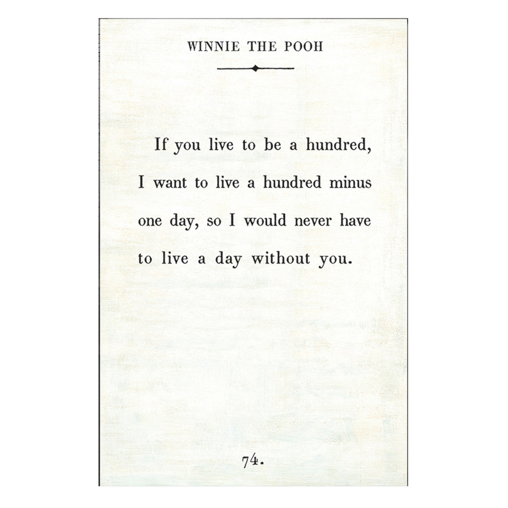 Winnie the Pooh - Book Collection - Art Print