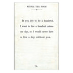 Winnie The Pooh Art Print - Quick Ship