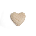 Natural Carved Wooden Heart