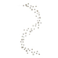 Star Shaped Garland with Glitter