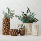 Stoneware Owl Shaped Planter