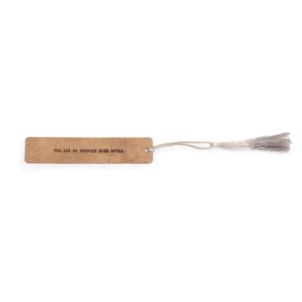 You Are My Happily Ever After - Leather Bookmark