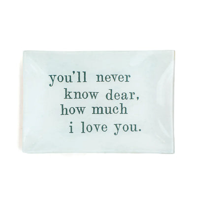 Large Rectangle Decoupage Plate