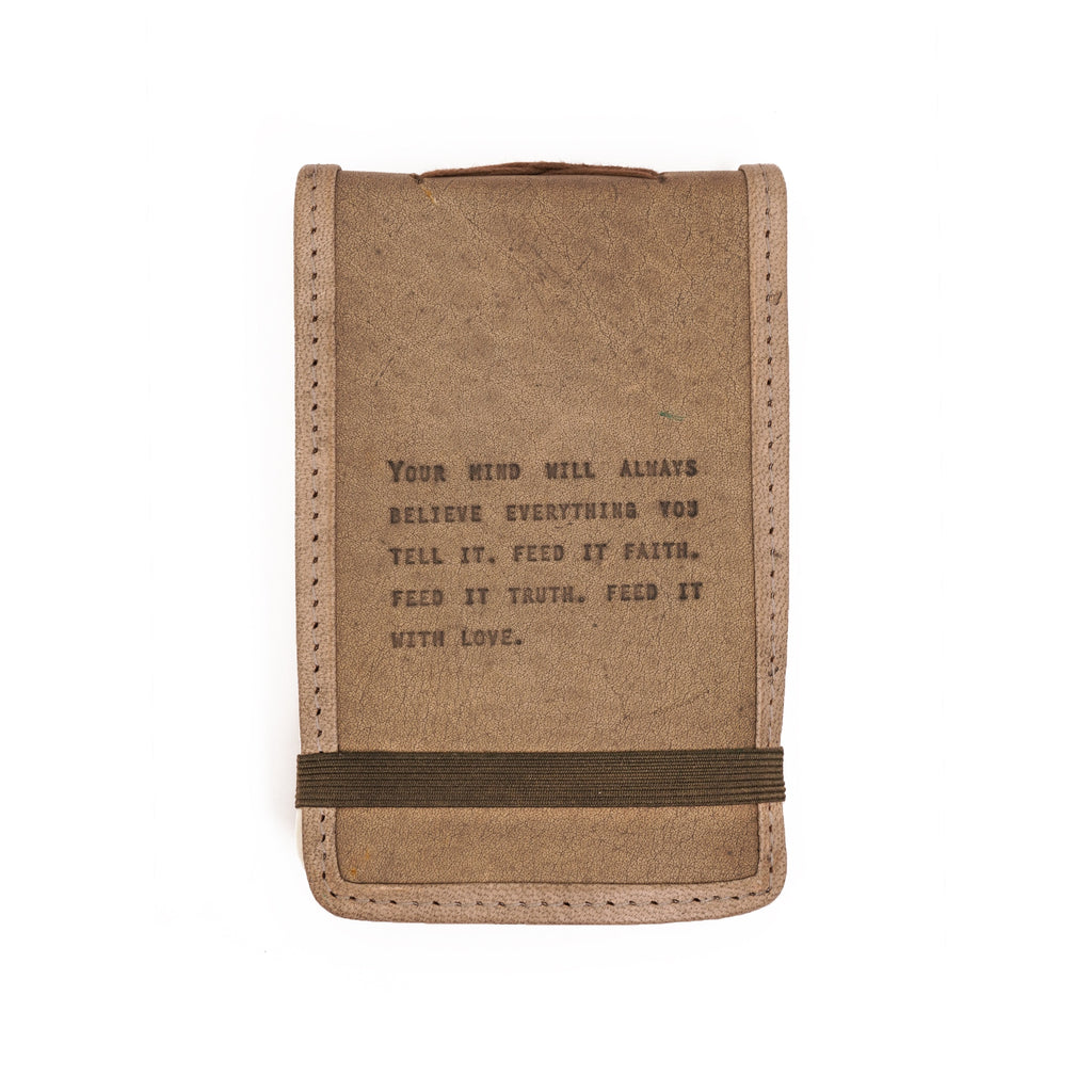 Mini Signature Leather Journals - Maple