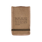 Mini Signature Leather Journals - Maple