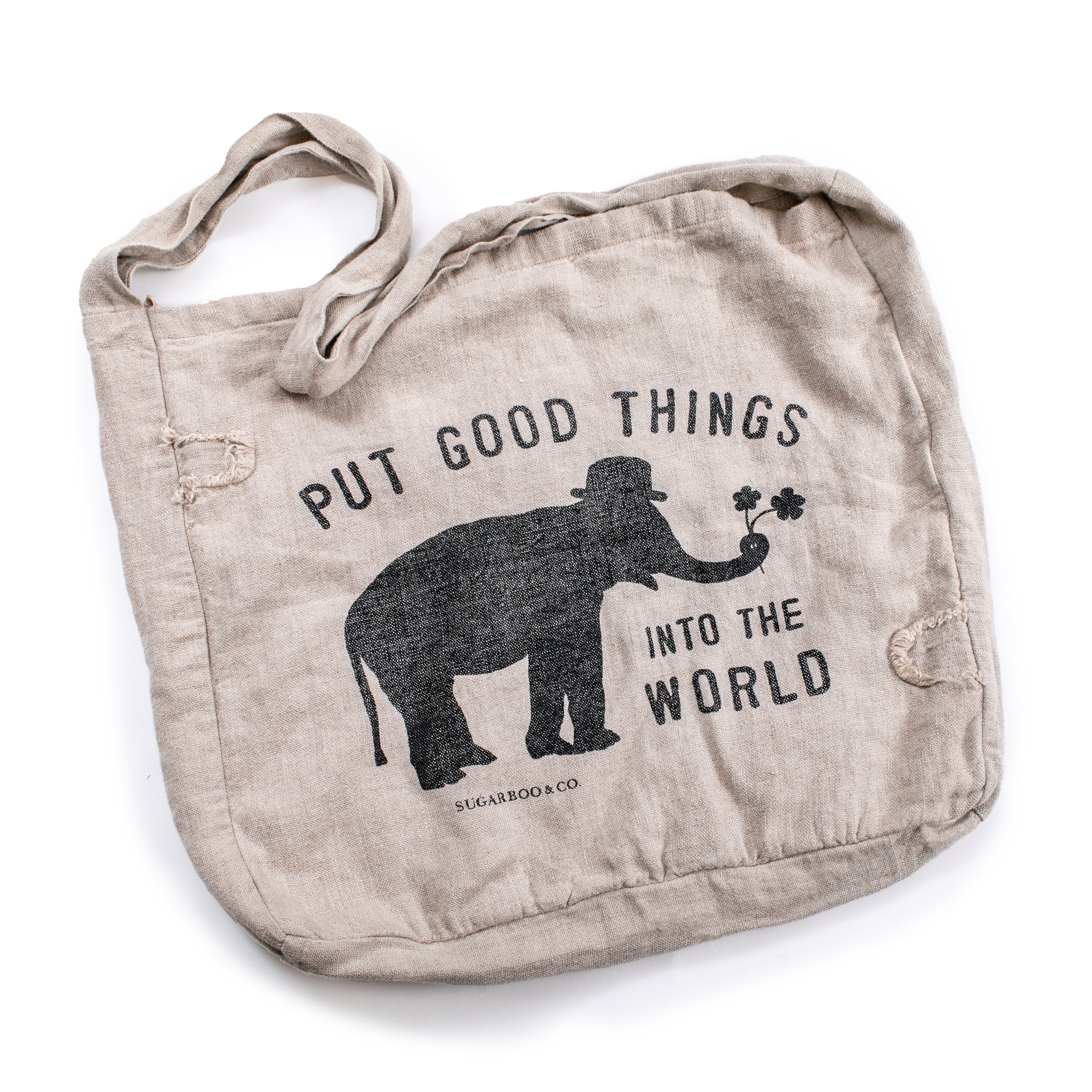 ***Put Good Things Into The World Messenger Bag