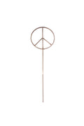 Metal Peace Sign Garden Stake